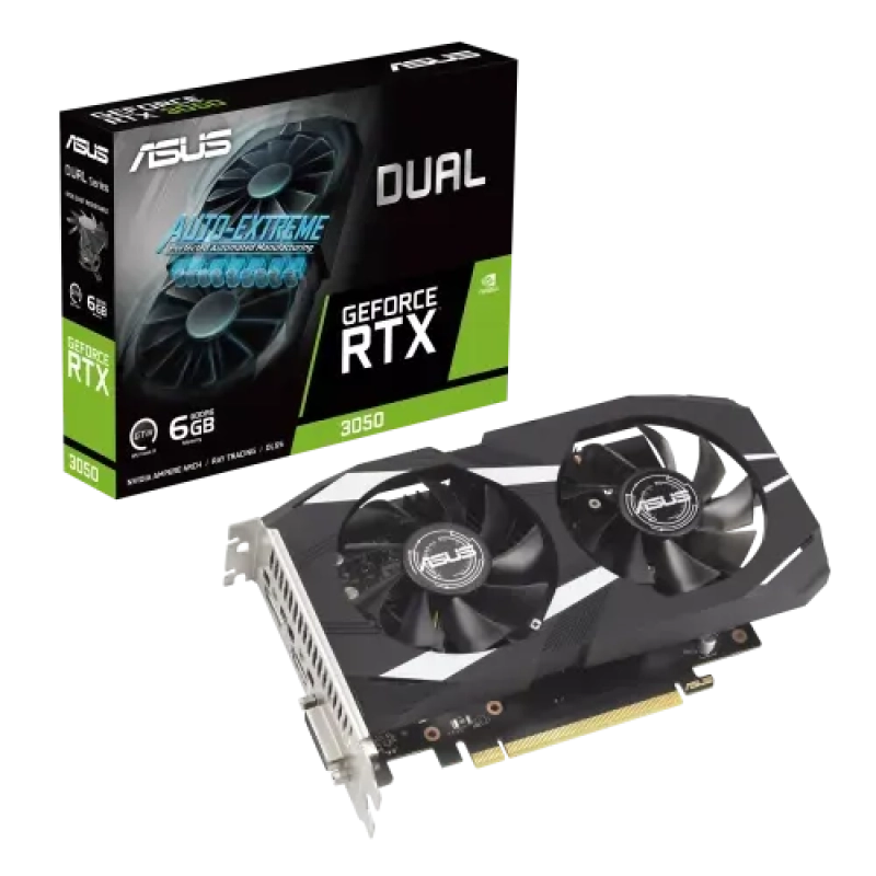 ASUS Dual GeForce RTX 3050 6GB Graphics Card